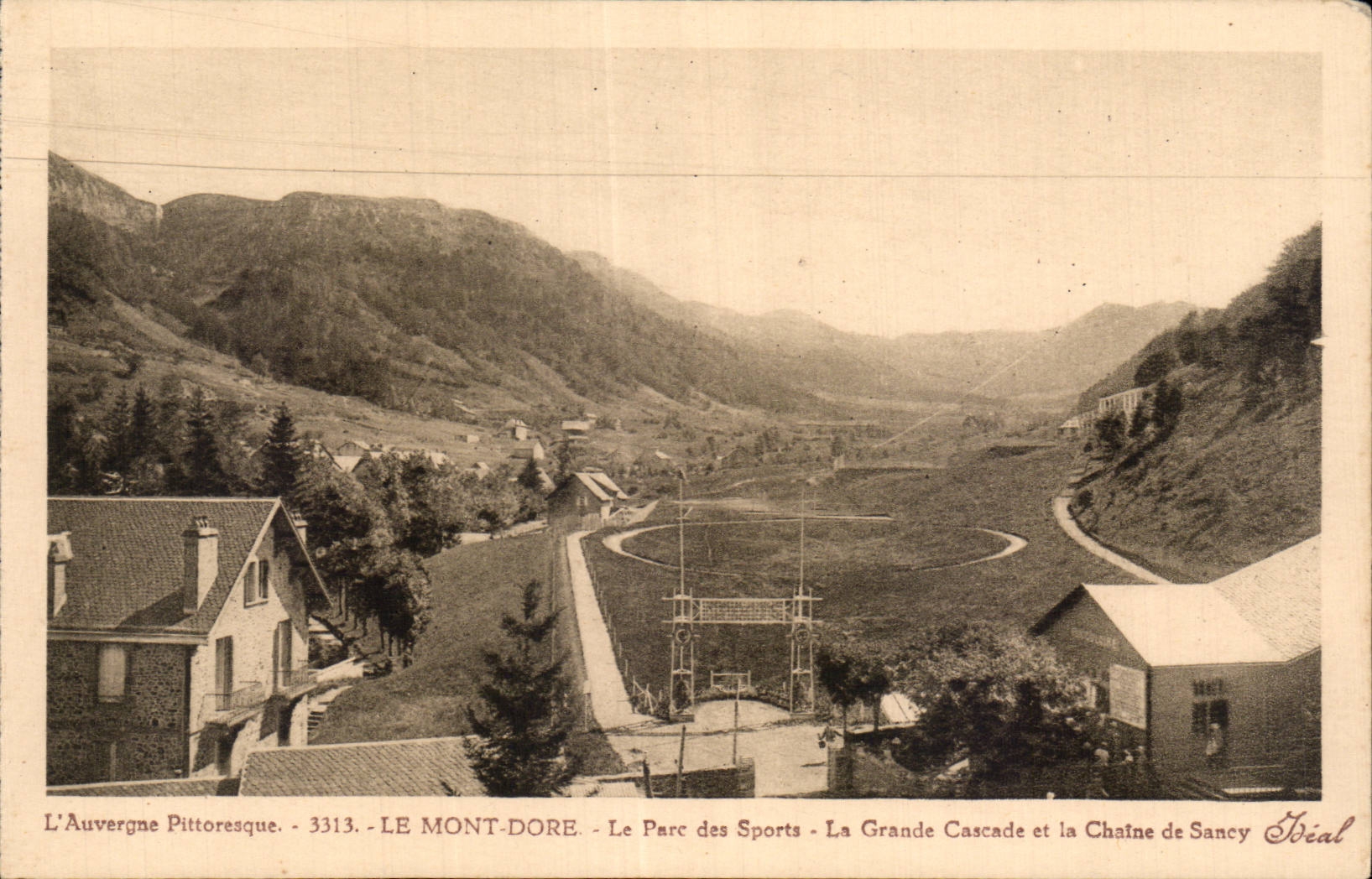 The Mount Gilds - the Park of the Sports - the Large Cascade - CPA