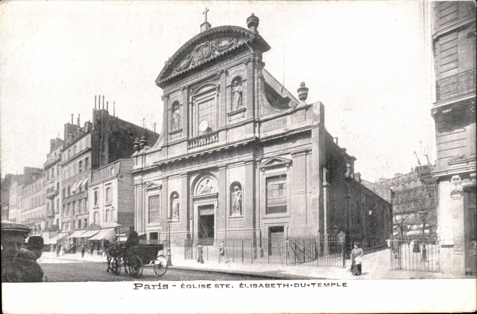 CPA Paris Church Elisabeth of the Temple