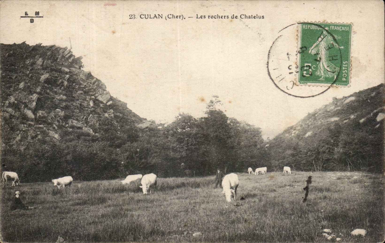 Culan - Rocks of Chatelus - CPA