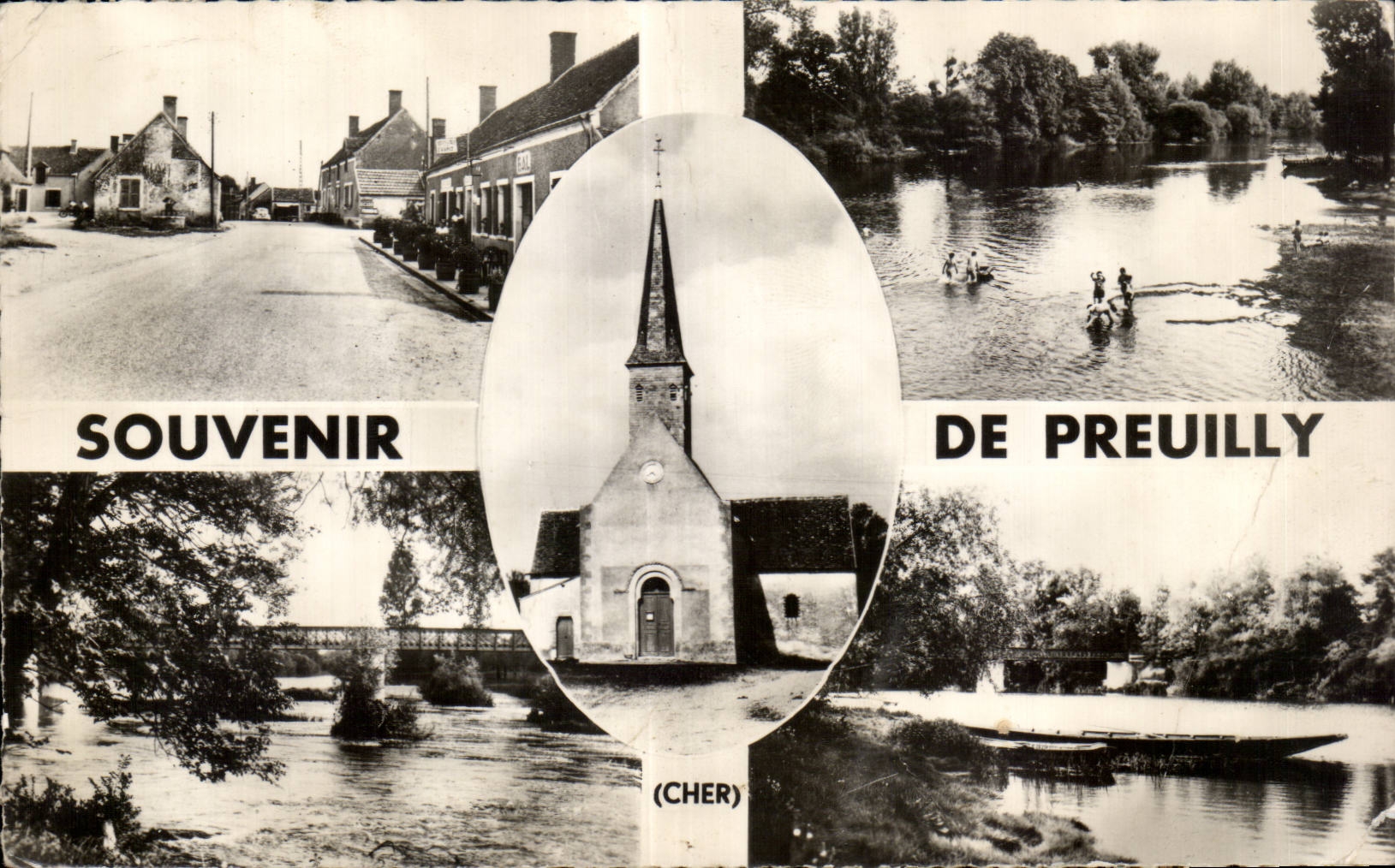 CPSM Souvenir of Preuilly