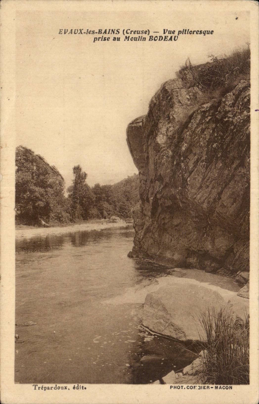 CPA Evaux les Bains Seen picturesque catch of the Bodeau mill