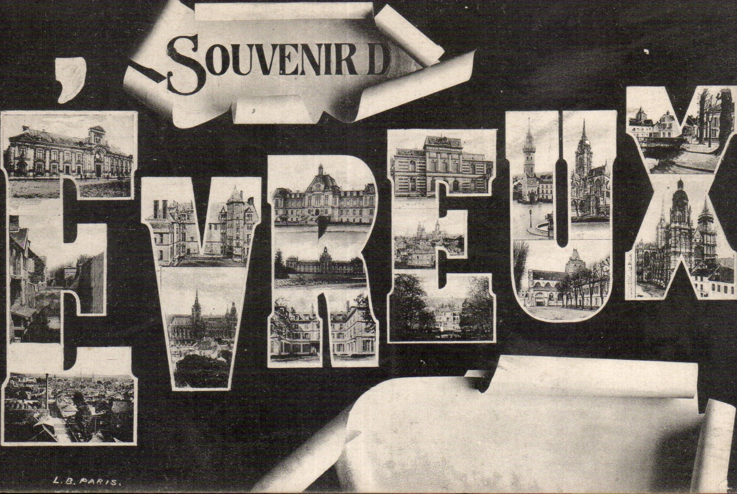 Recuerdo de CPA de Evreux