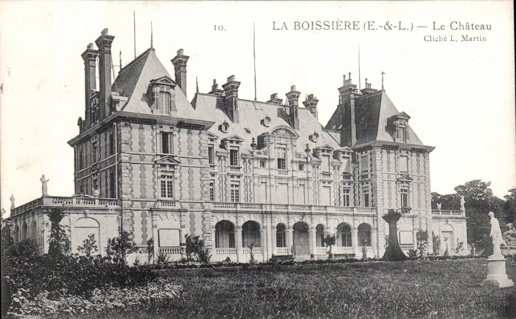 CPA La Boissiere Le chateau