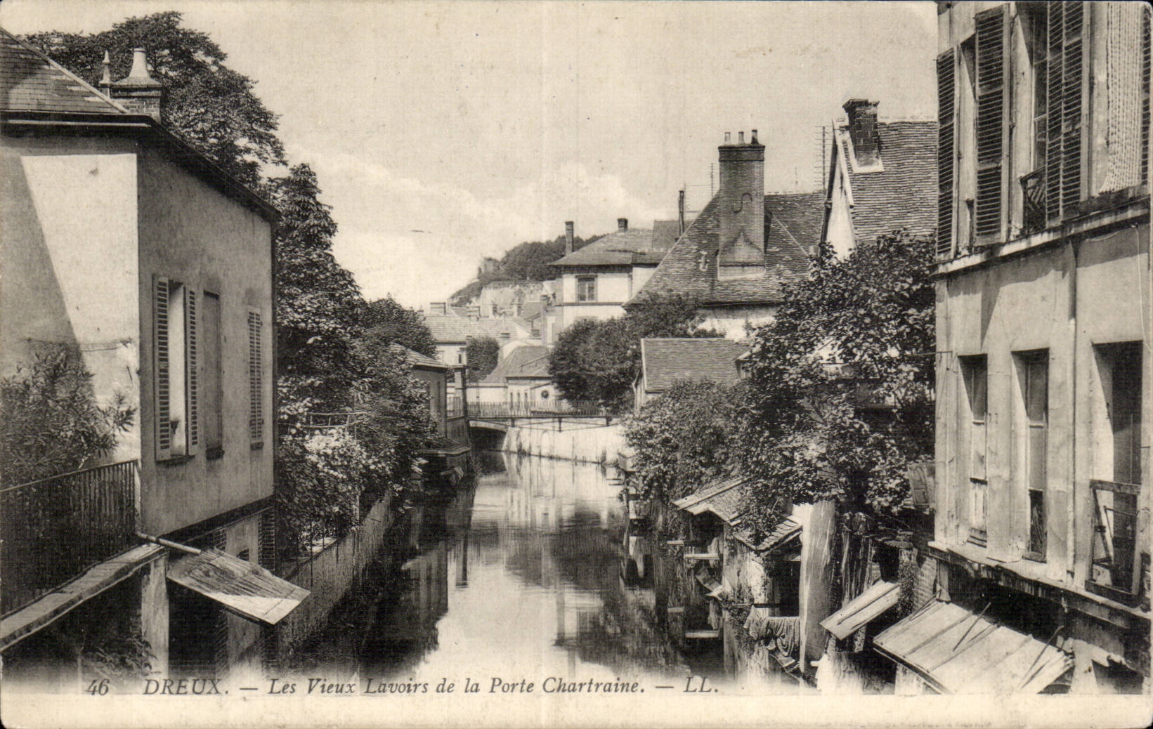 Lavanderias automAticas viejas de CPA Dreux del puerto Chartres-nativo