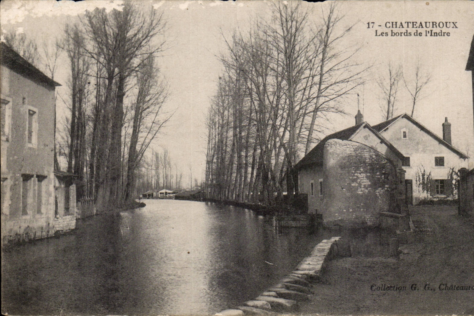 Chateauroux - Les bords de la Pladre - CPA
