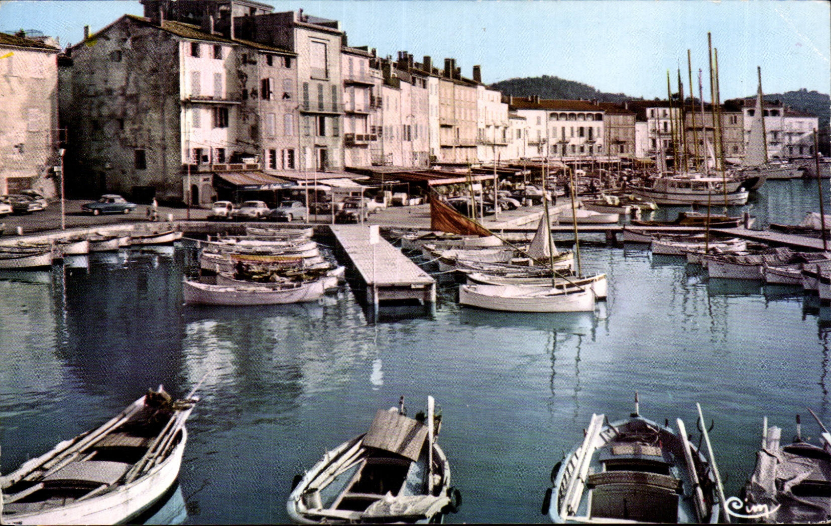 Saint Tropez - Walk on the Port - CPA