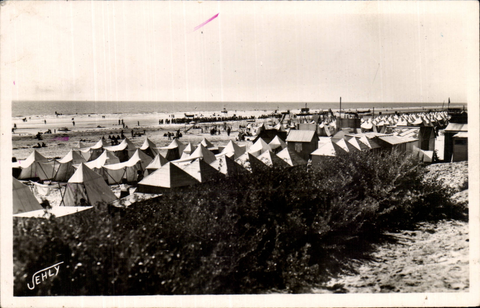 Beach of Saint Jean de Monts - CPA