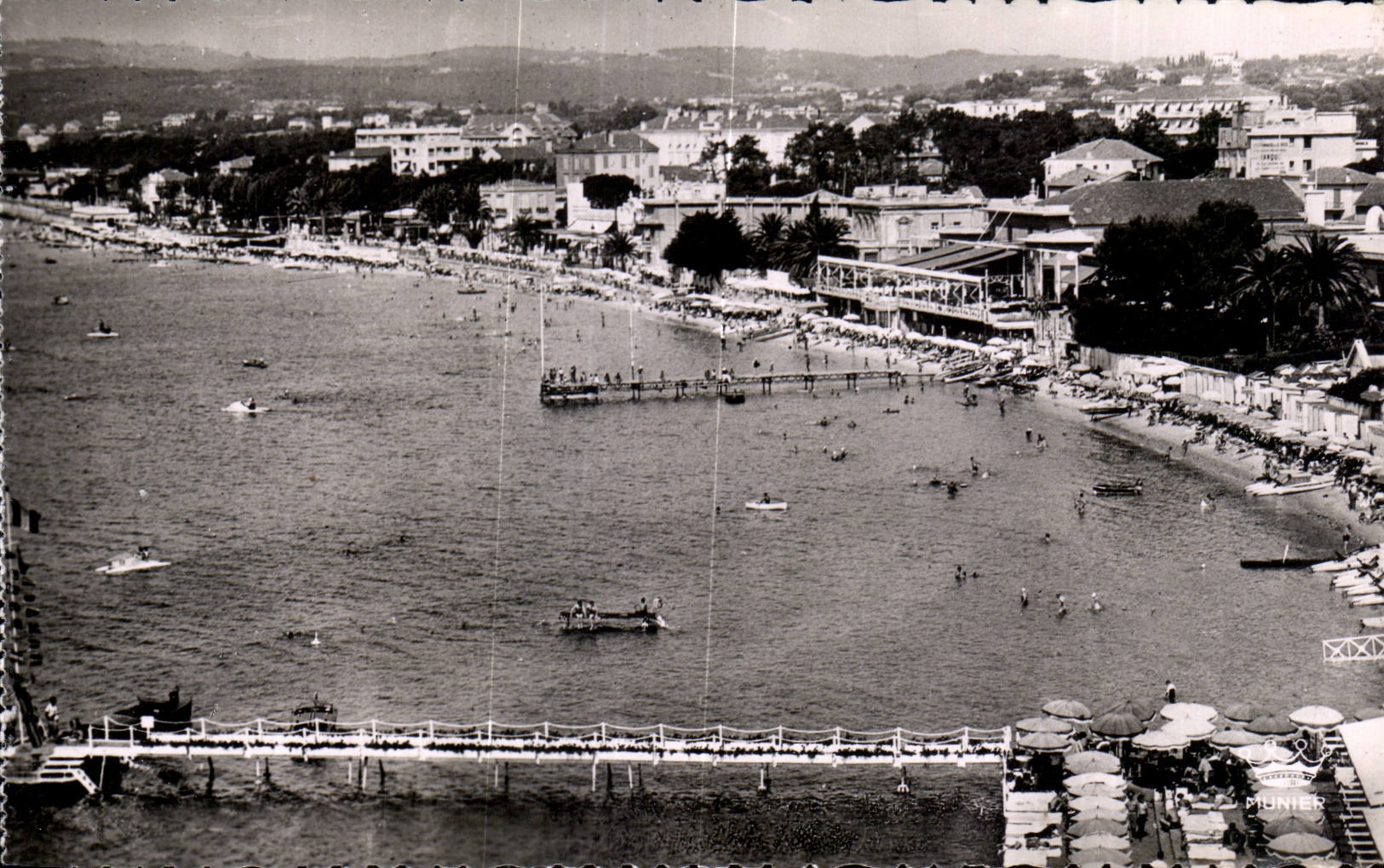 Juan les Pins - Vue Generale prise de l Hotel Belles Rives - CPA