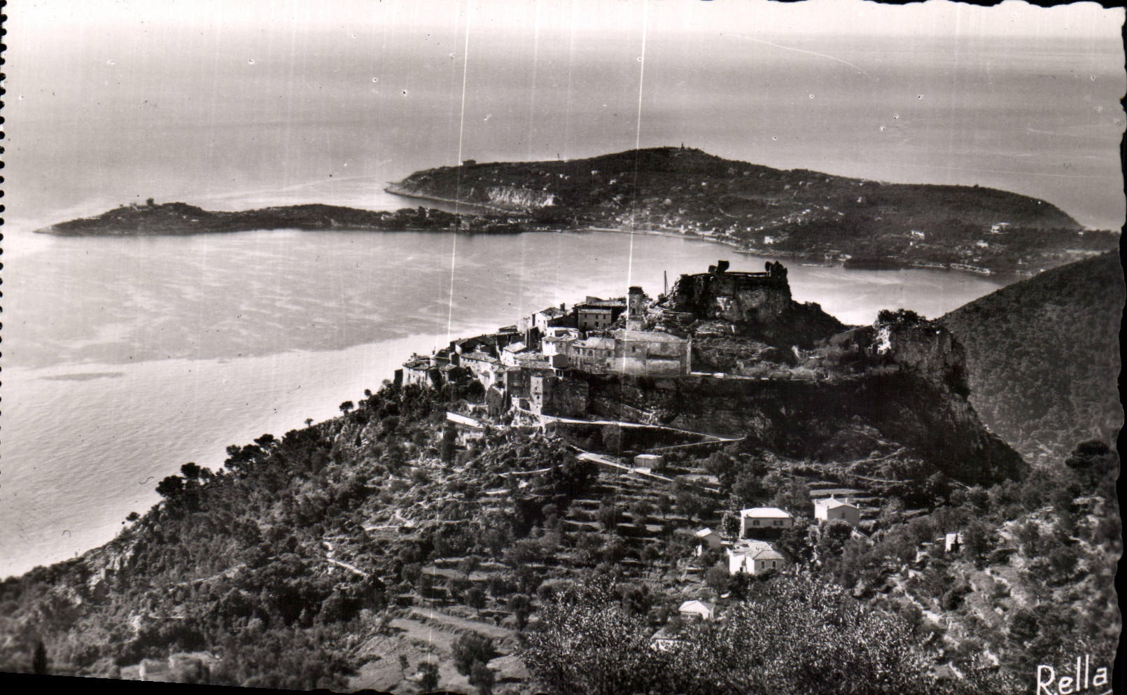 Eze y el cabo Ferrat - CPA