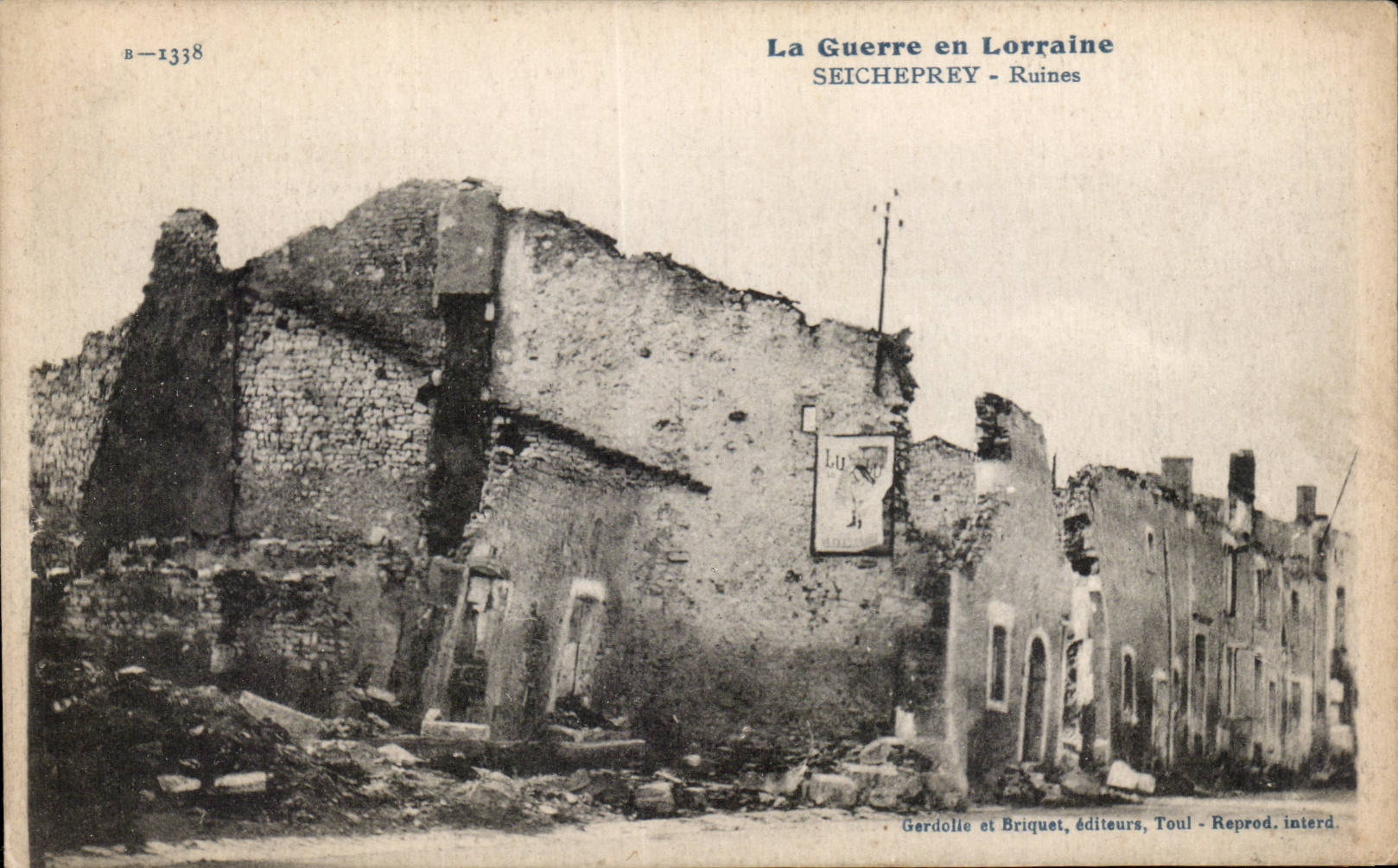 CPA Seicheprey Ruins