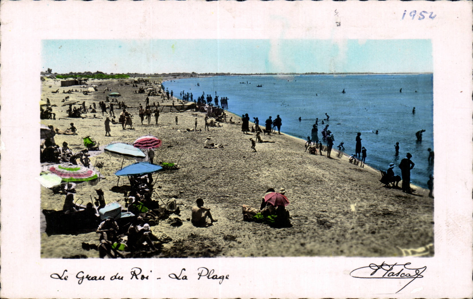 CPA Grau of the King the beach