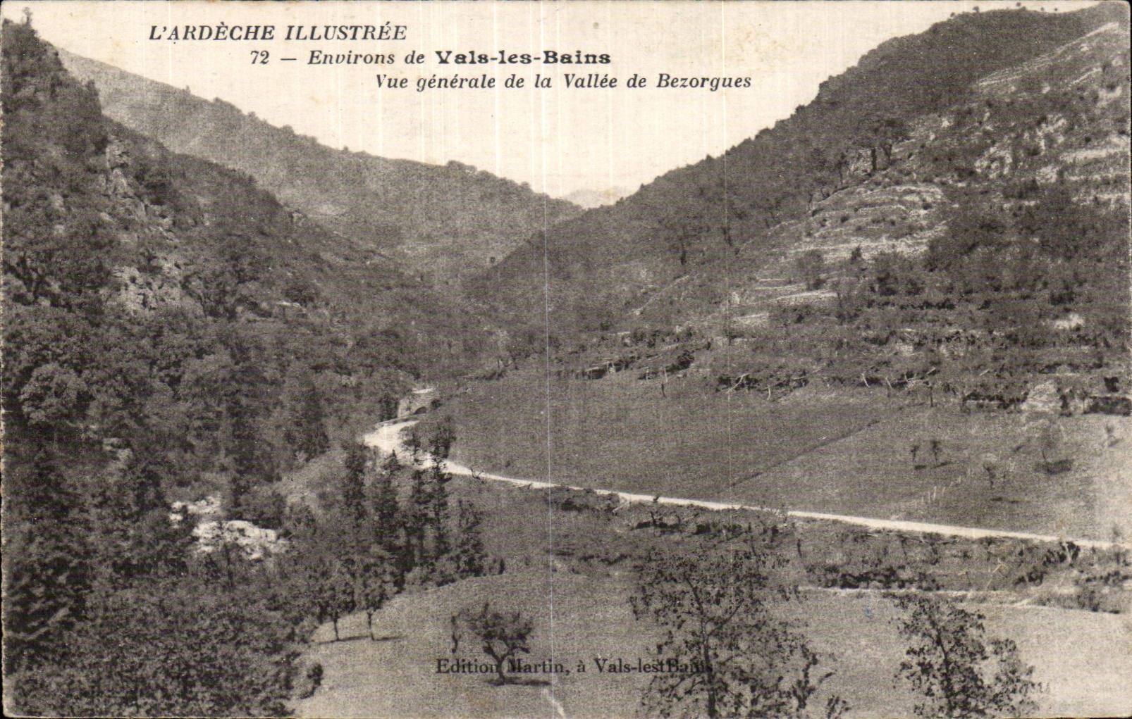 CPA Surroundings of Valleys les Bains View of the valley of Bezorgues