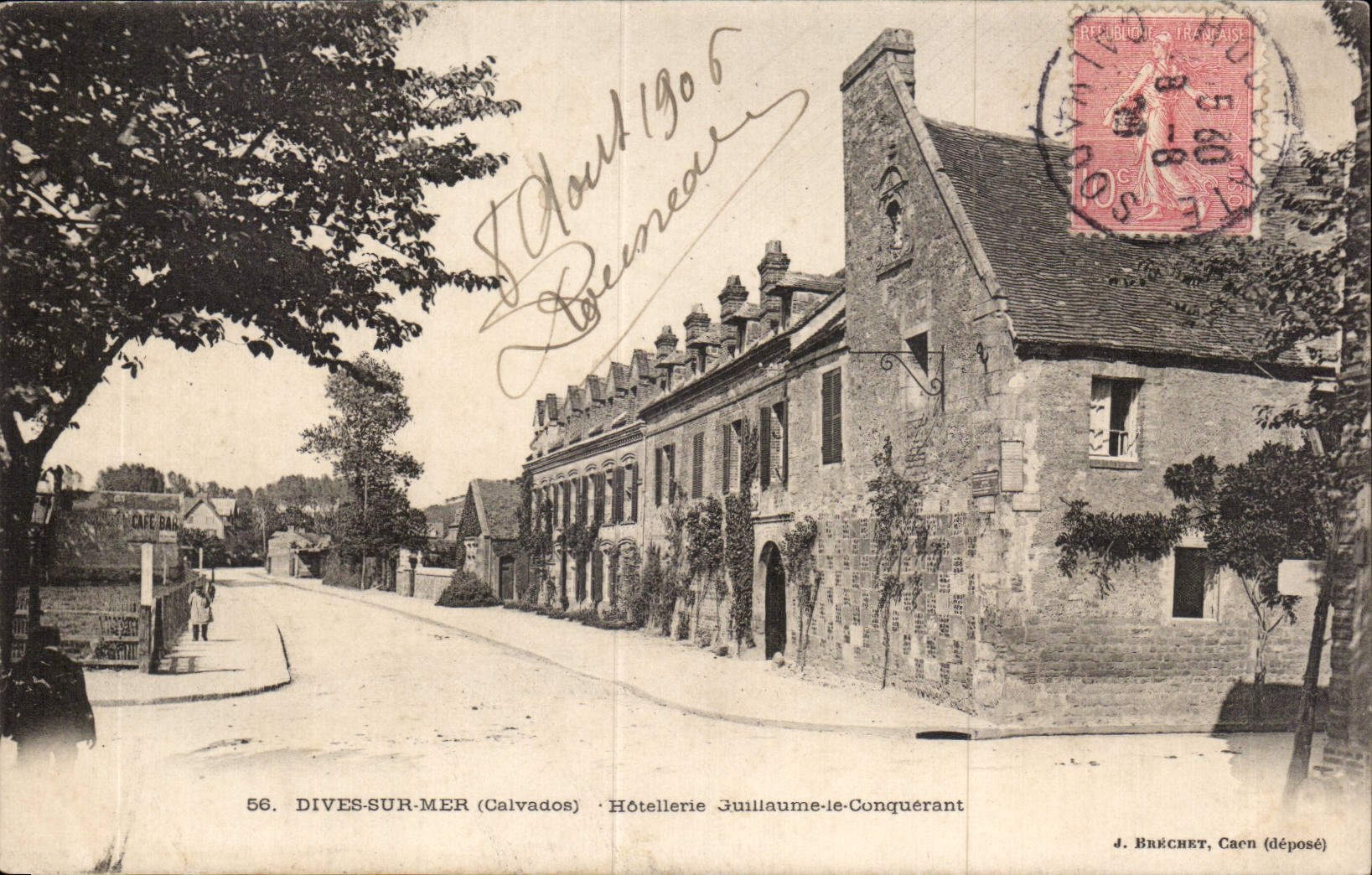 CPA Dives sur mer Hotellerie Guillaume le Conquerant