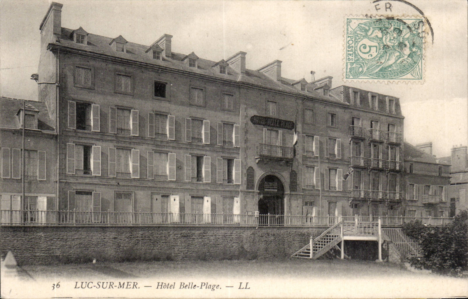 CPA Luc sur Mer Hotel Belle plage 