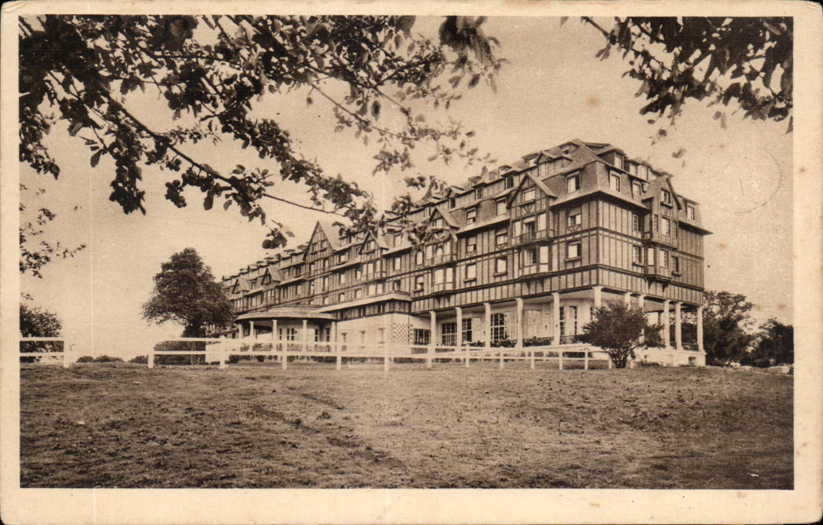 CPA Deauville the flowered beach New Golf Hotel