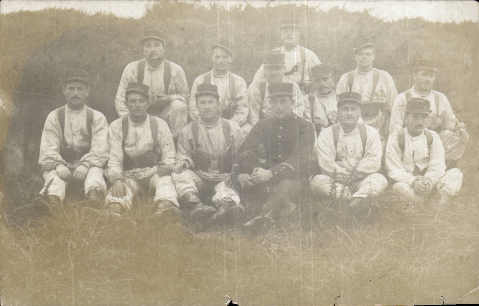 Real photo Militaria Soldiers St Servan