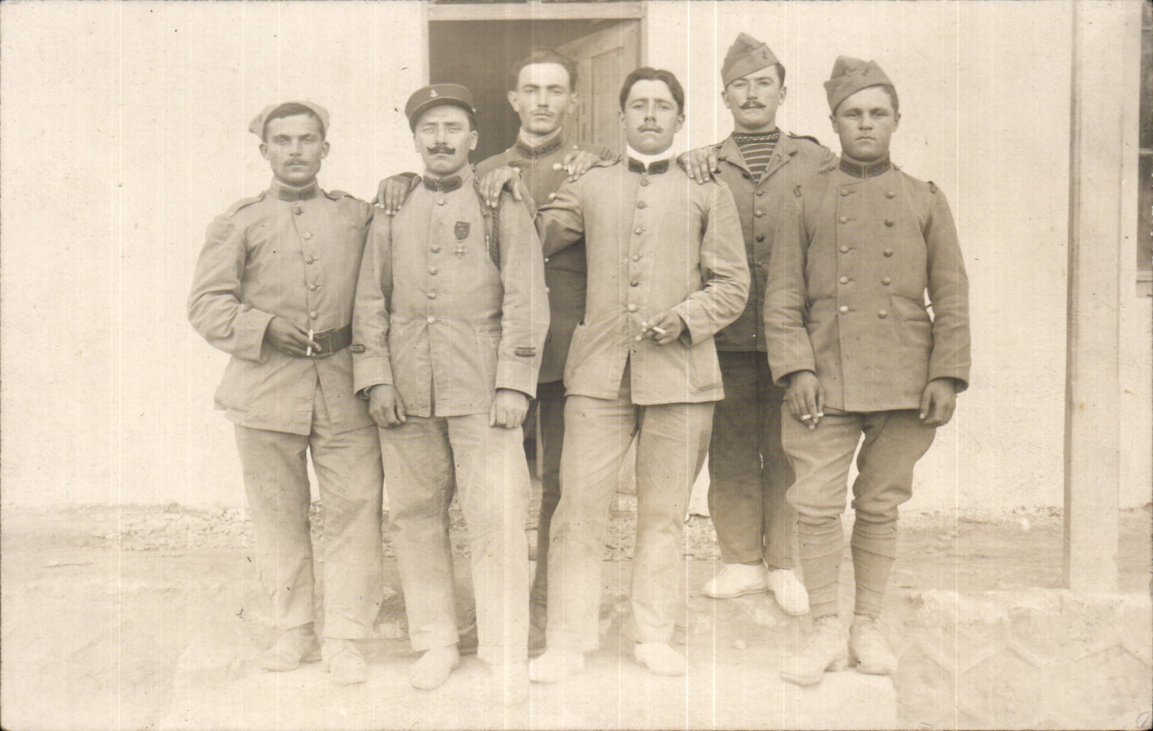 Real photo Militaria Soldats Groups the Breton ones
