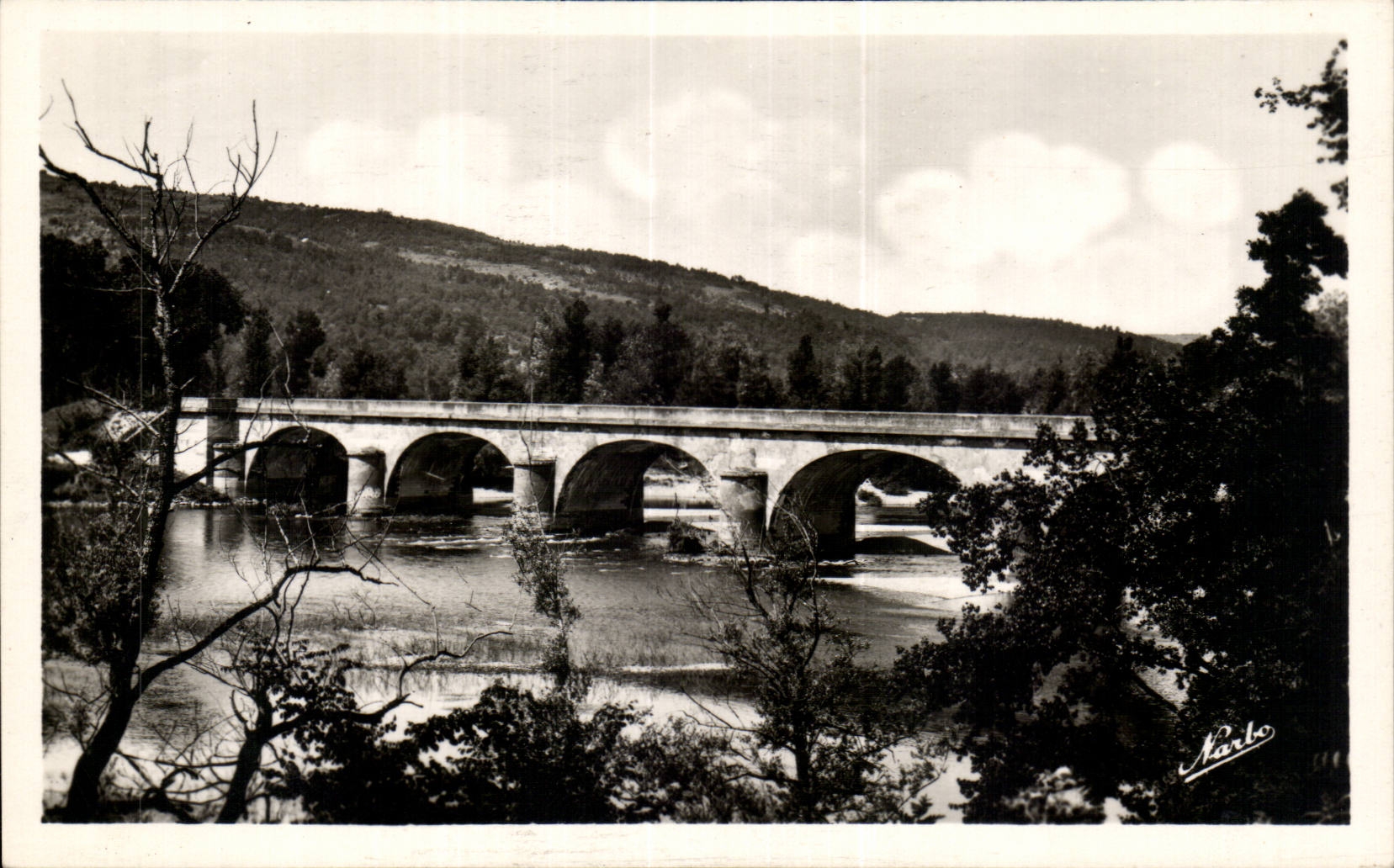 CPSM Souillac Le pont sur la Dordogne