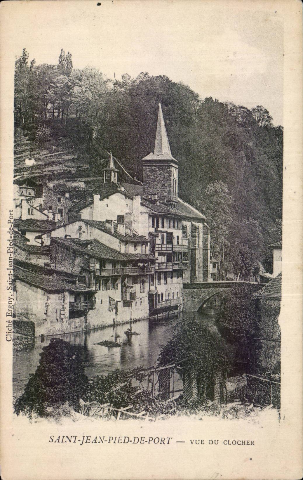 CPA Saint Jean Foot of Port Seen of the bell-tower