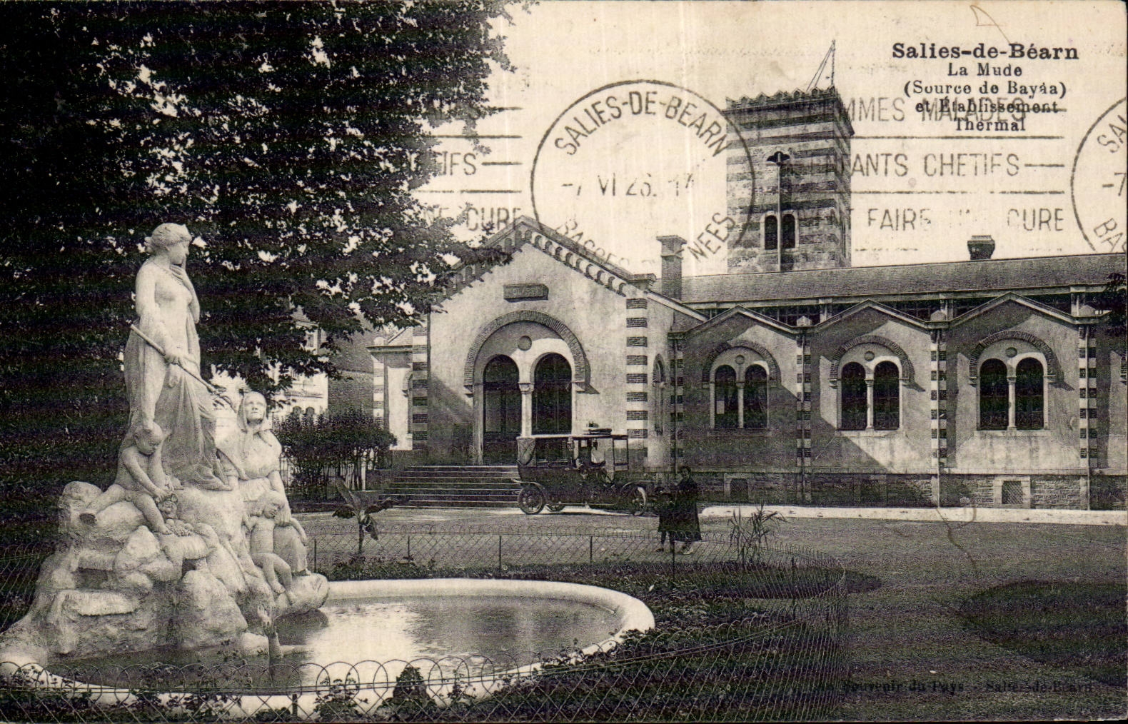 CPA Salies de Bearn La Muade et l etablissement thermal