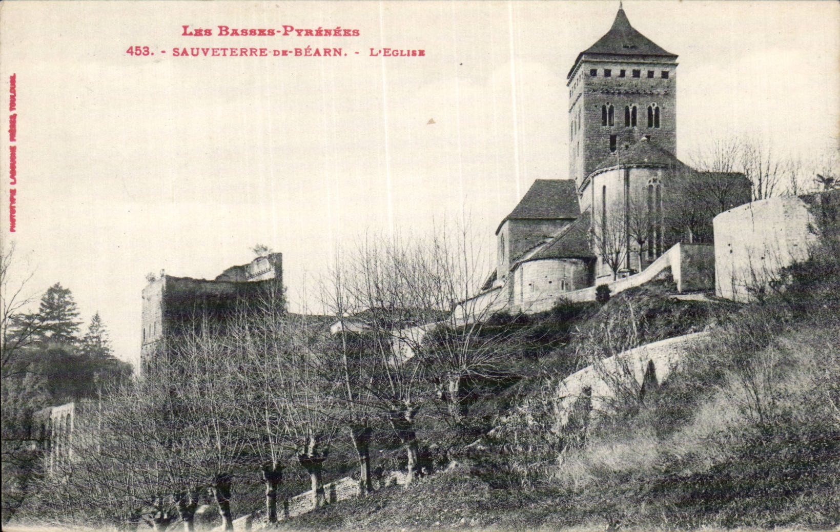 CPA Sauveterre de Bearn church