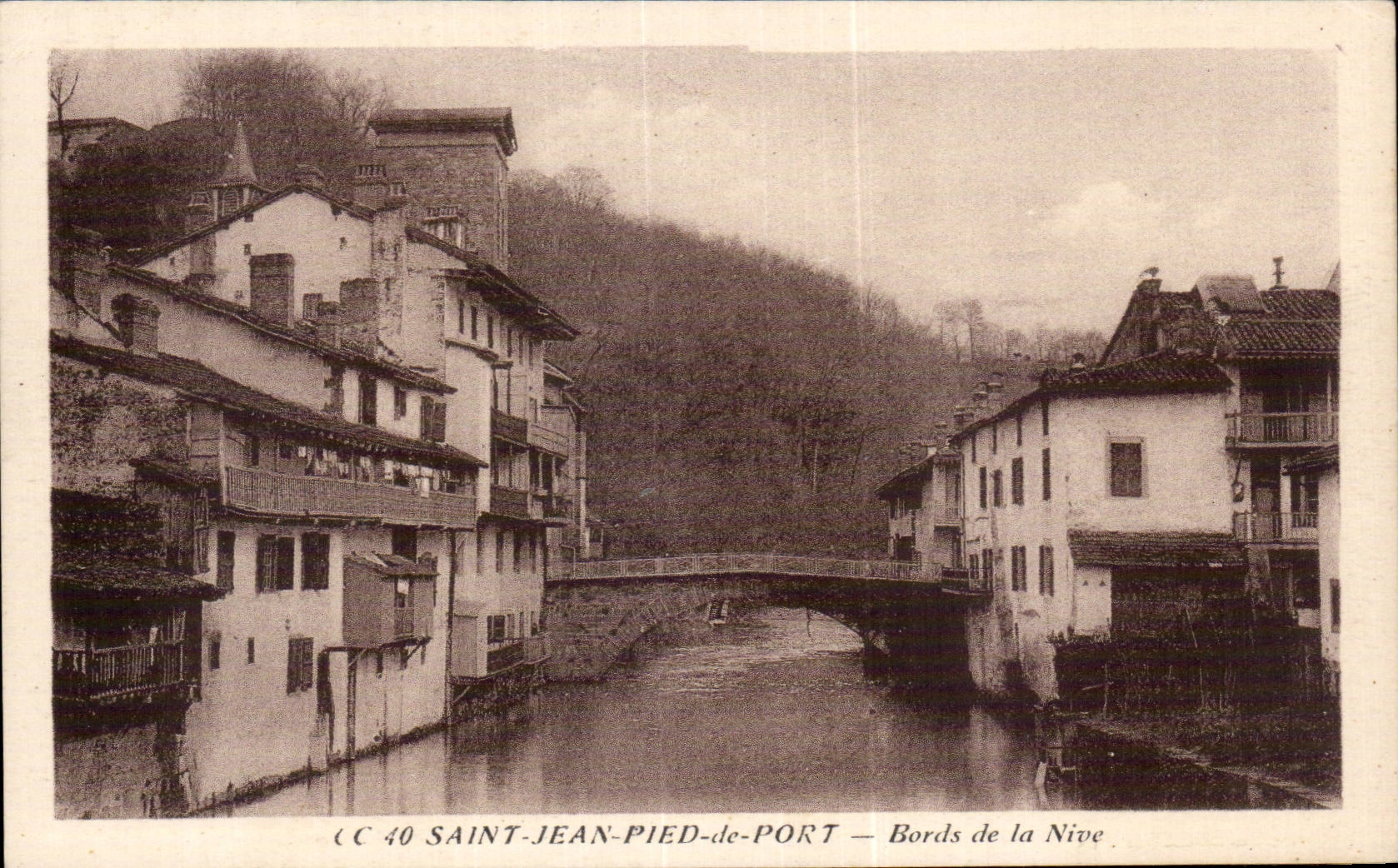 CPA Saint Jean Foot of Port Edges of Nive