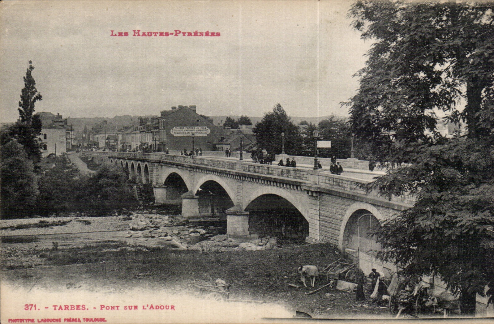 CPA Tarbes Pont sur l Adour 