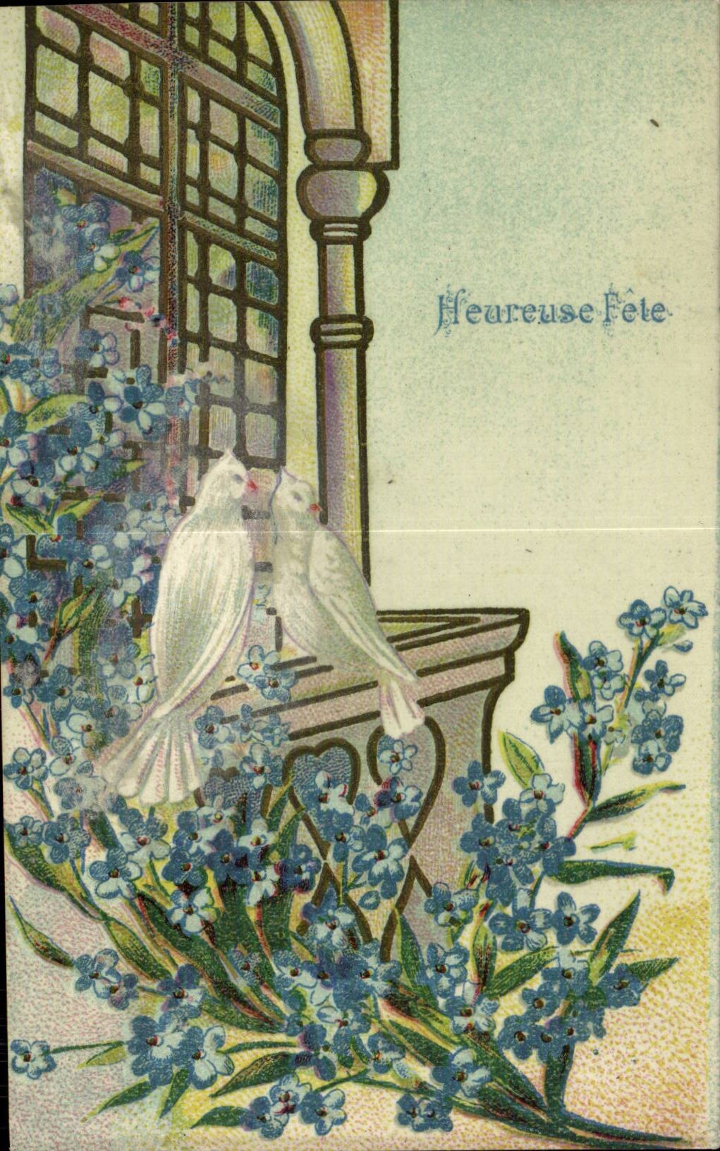 La fantasia feliz de CPA florece la paloma del festival