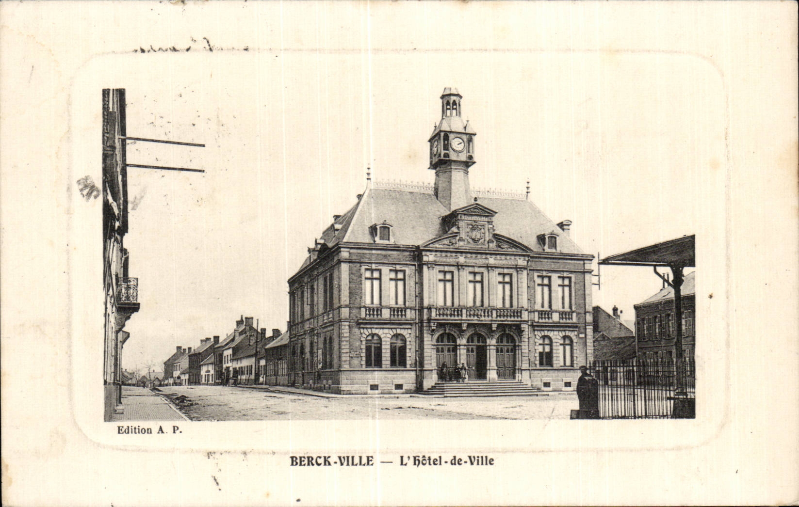 CPA Berck Ville l hotel de ville