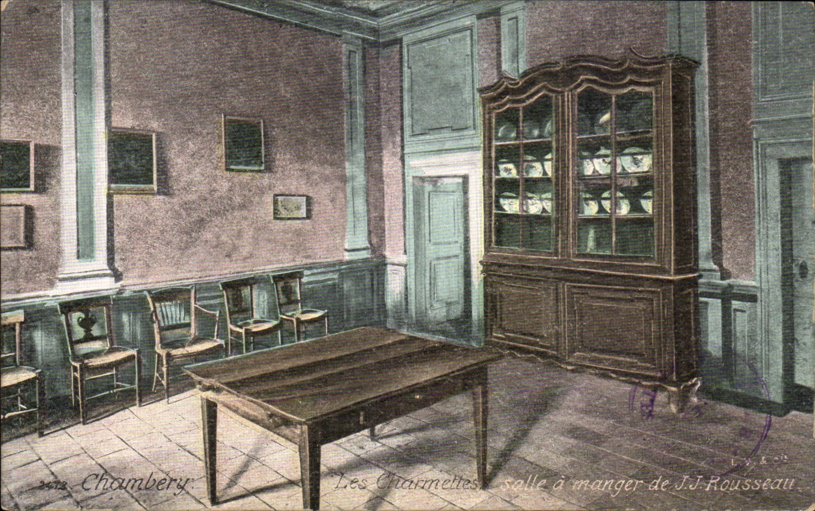CPA Chambery Charmettes Dining room of JJ Rousseau