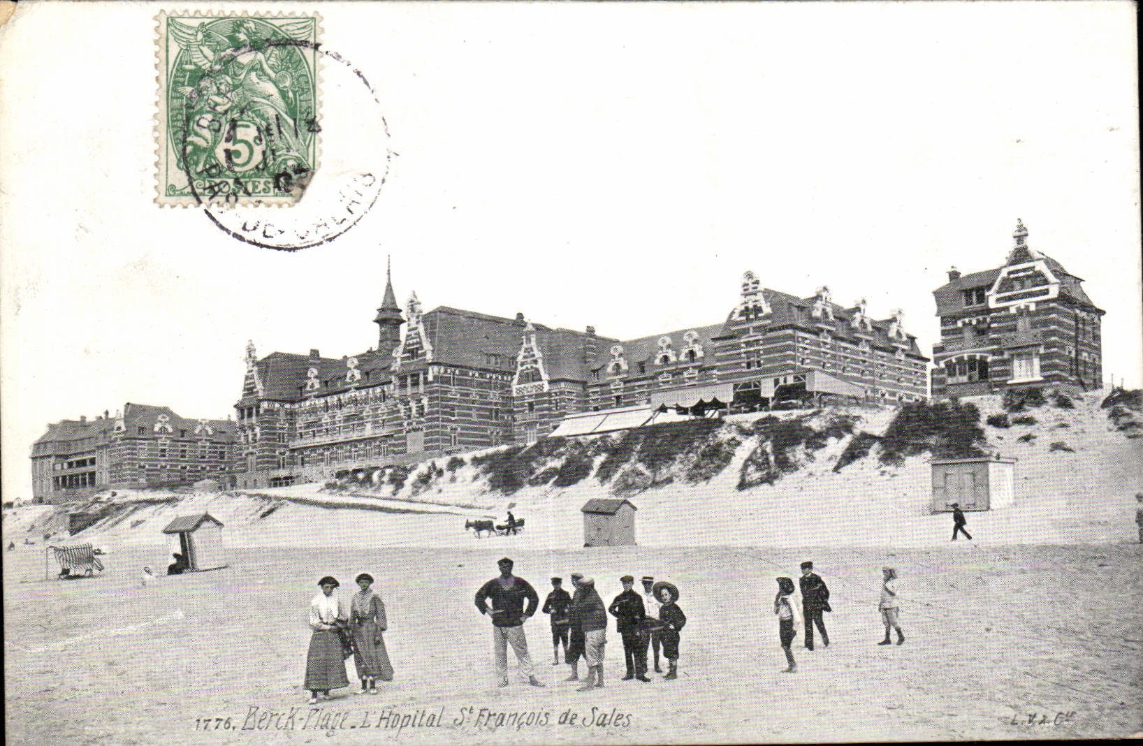 Berck Beach - Hospital St Francois the Dirty ones - CPA