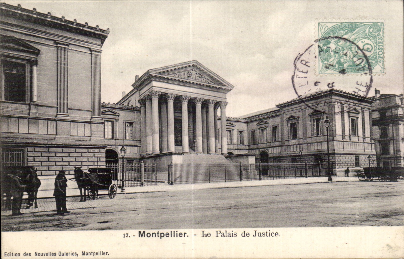 Montpellier - Le Palais de Justice - CPA 