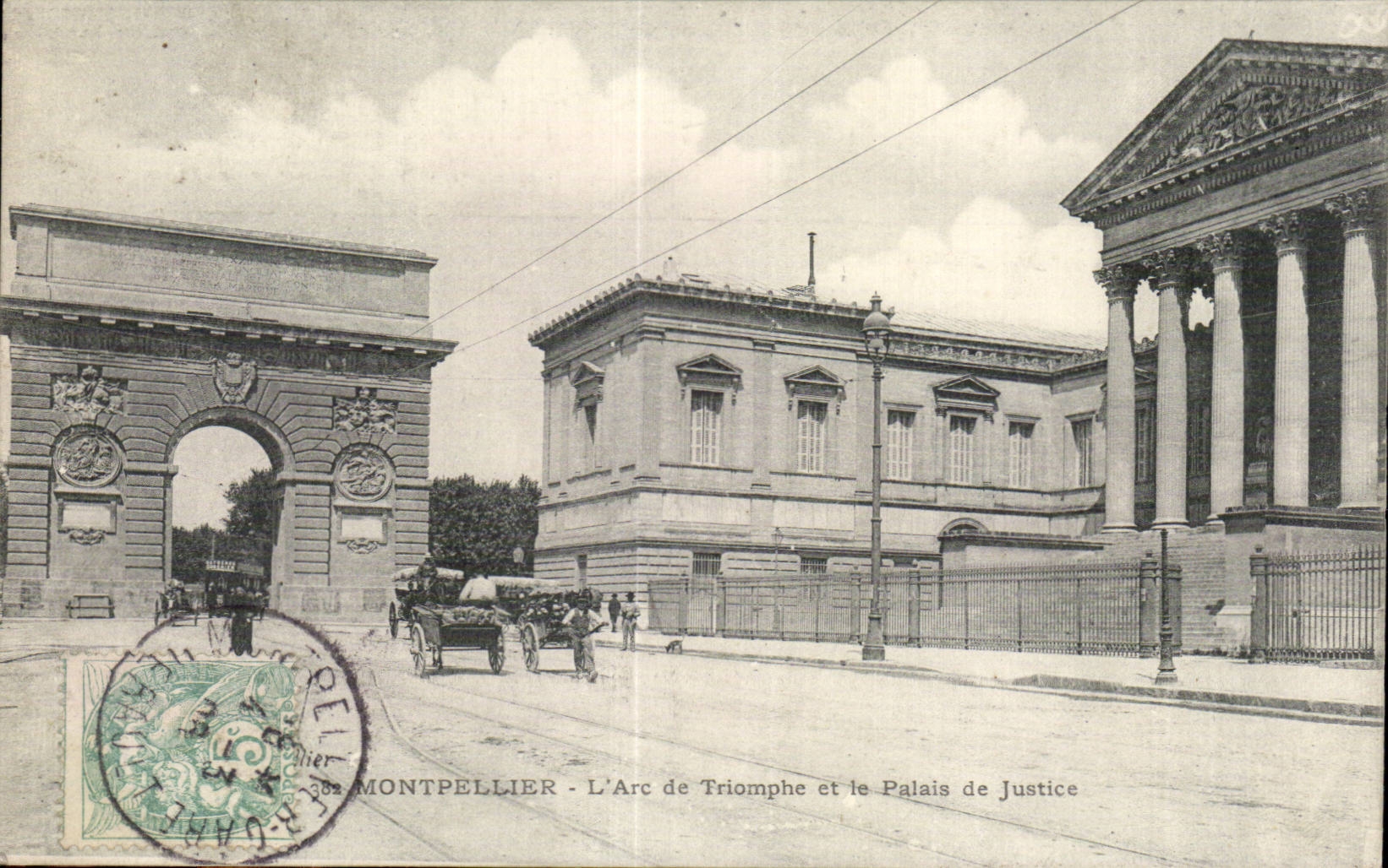 Montpellier - L Arc de Triomphe - Palais de Justice - CPA 