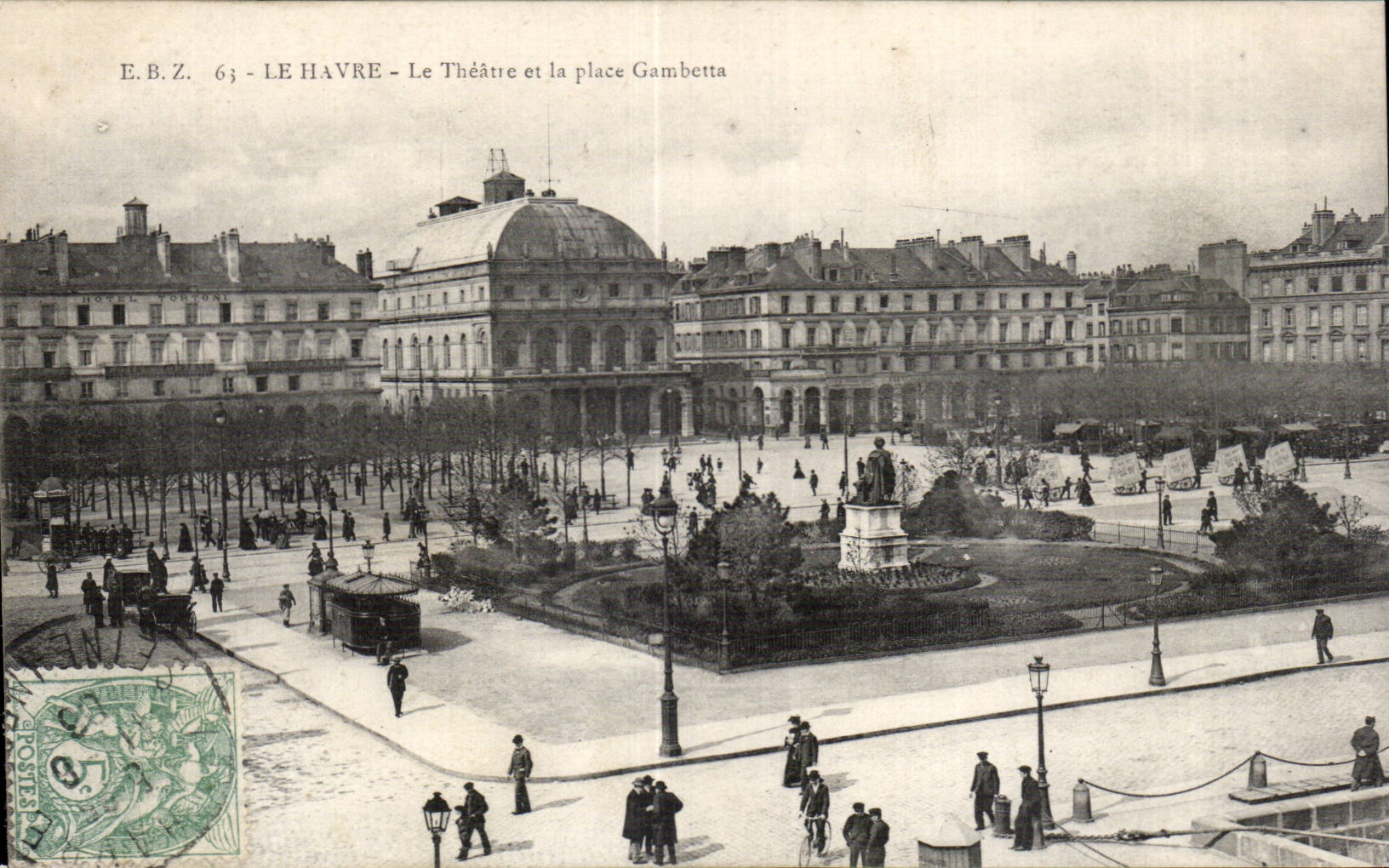 Le Havre - Le Theatre - Place Gambetta - CPA