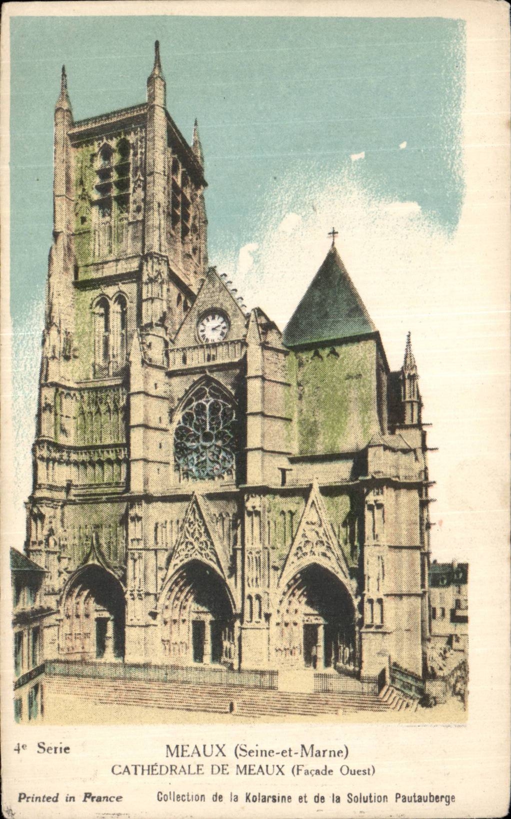 Meaux - Cathedrale Saint Etienne - CPA 