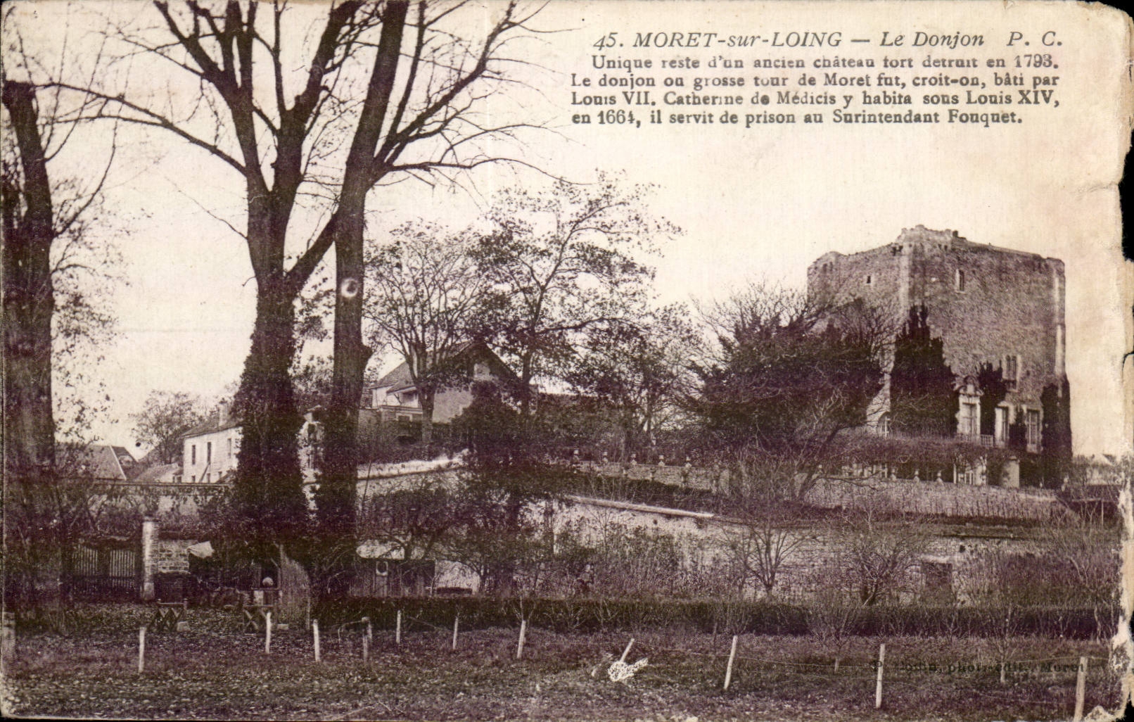 Moret sur Loing - Le Donjon - CPA