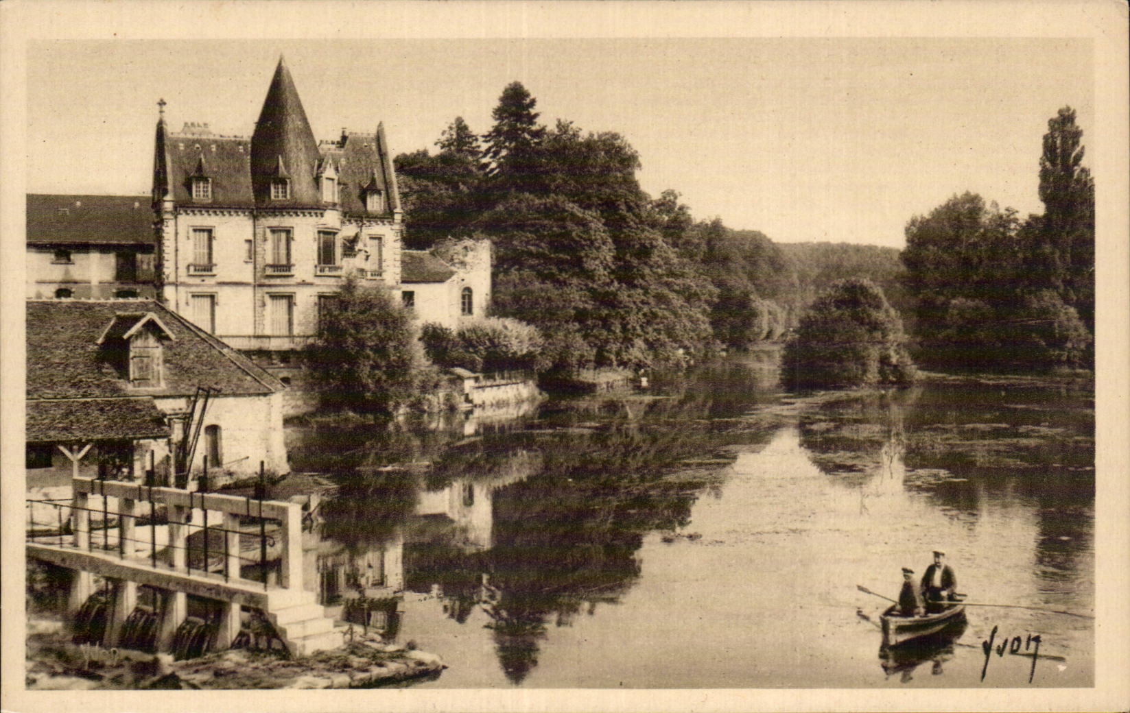 Moret sur Loing - Les Bords du Loing - CPA