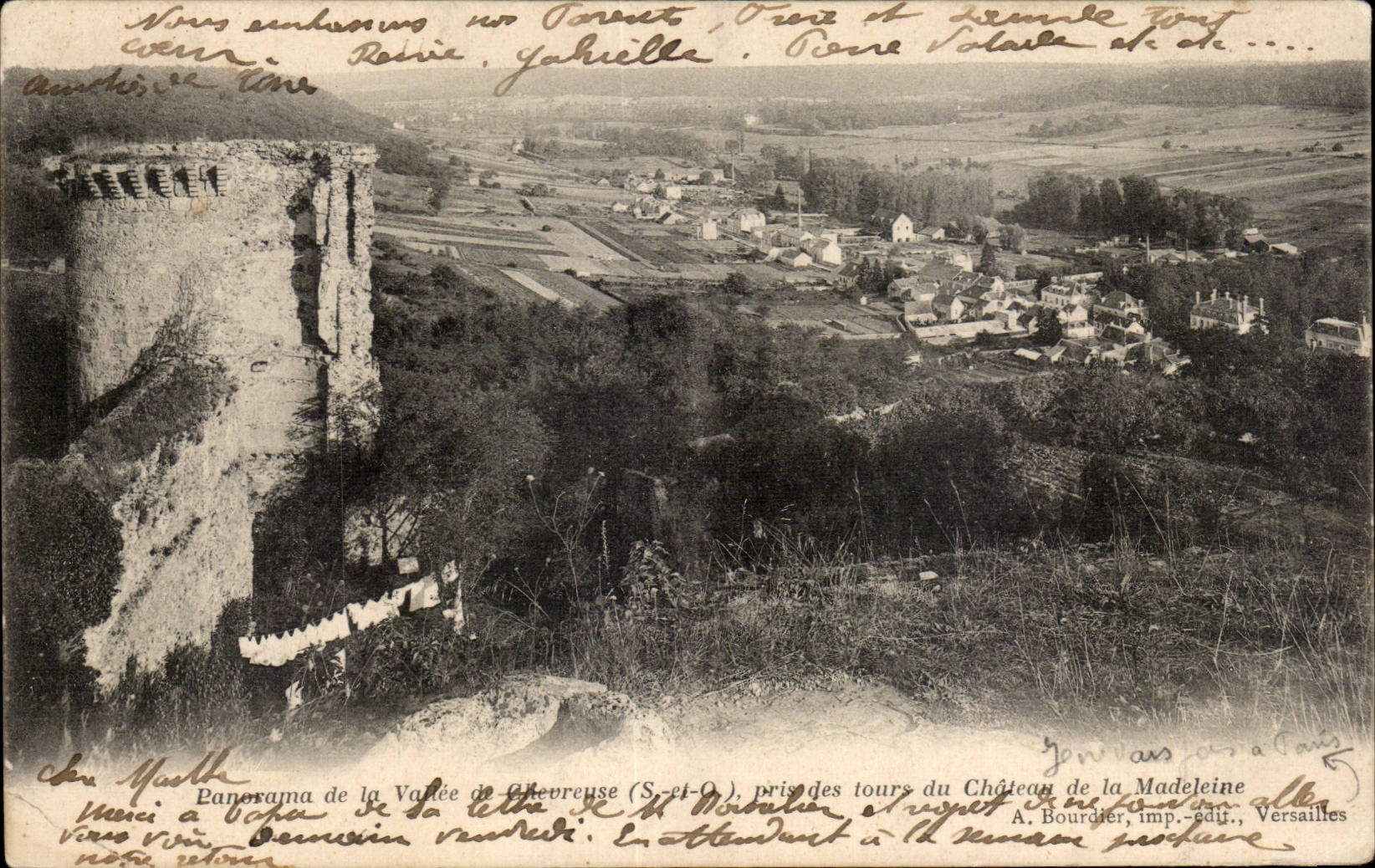 Chevreuse - Chateau de la Madeleine - CPA