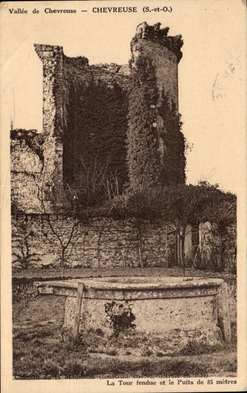 Chevreuse - Chateau de la Madeleine - La Tour - CPA 