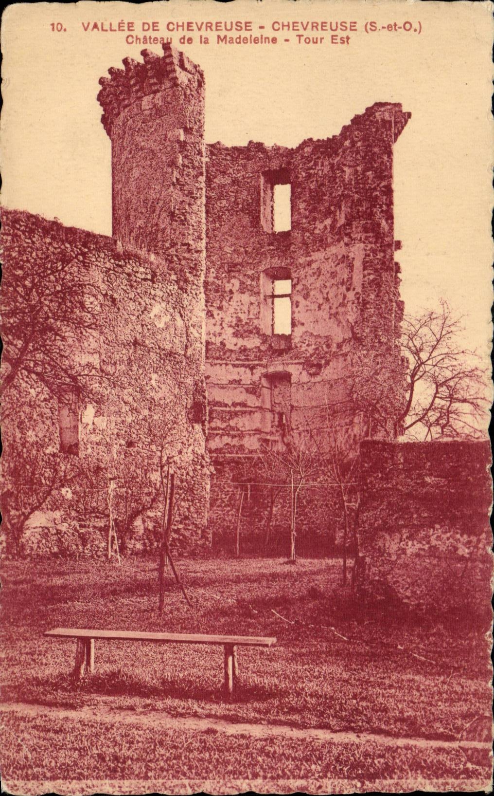 Chevreuse - Chateau de la Madeleine - La Tour - CPA