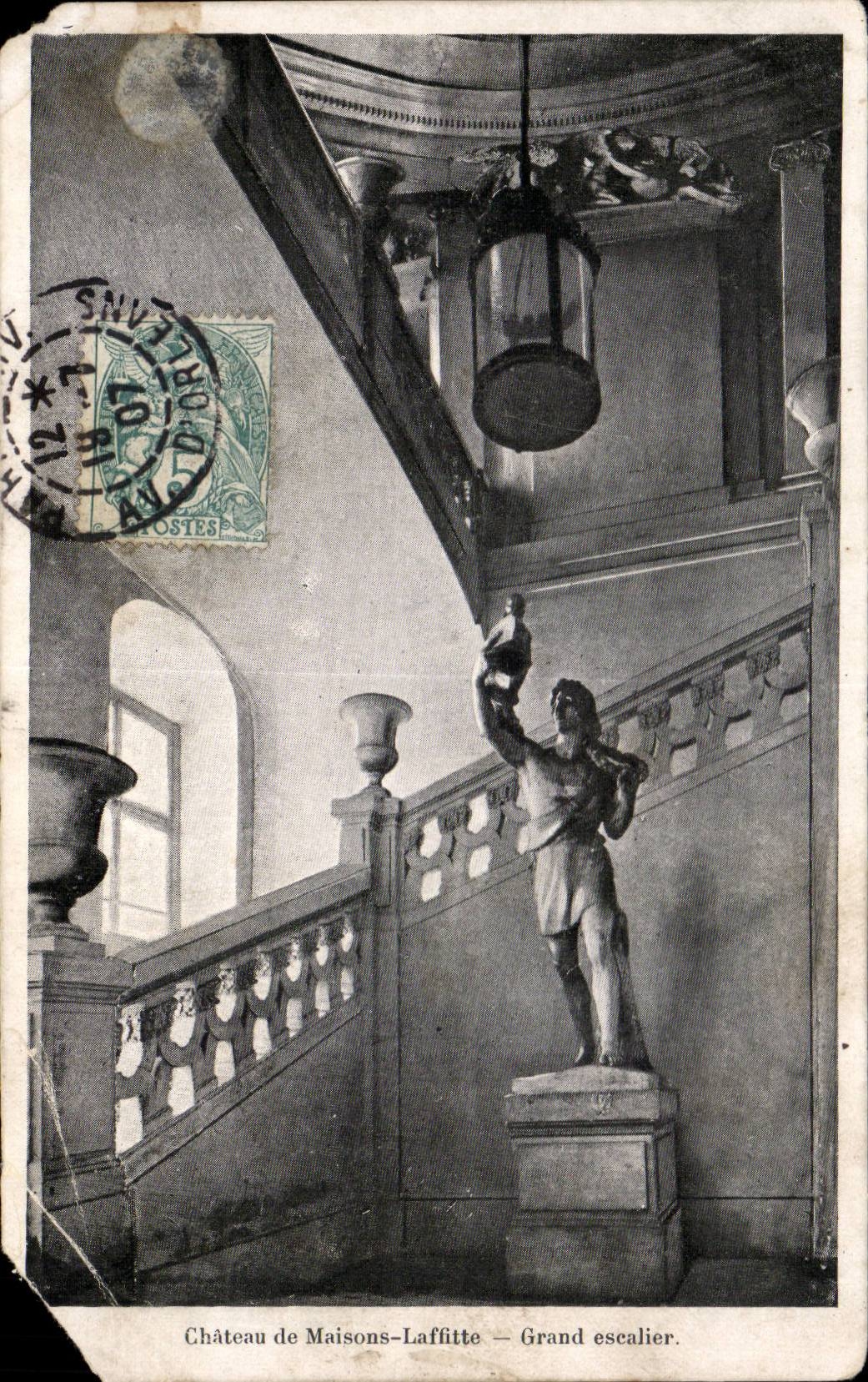 Maisons Laffitte - Le Chateau - Grand Escalier - CPA
