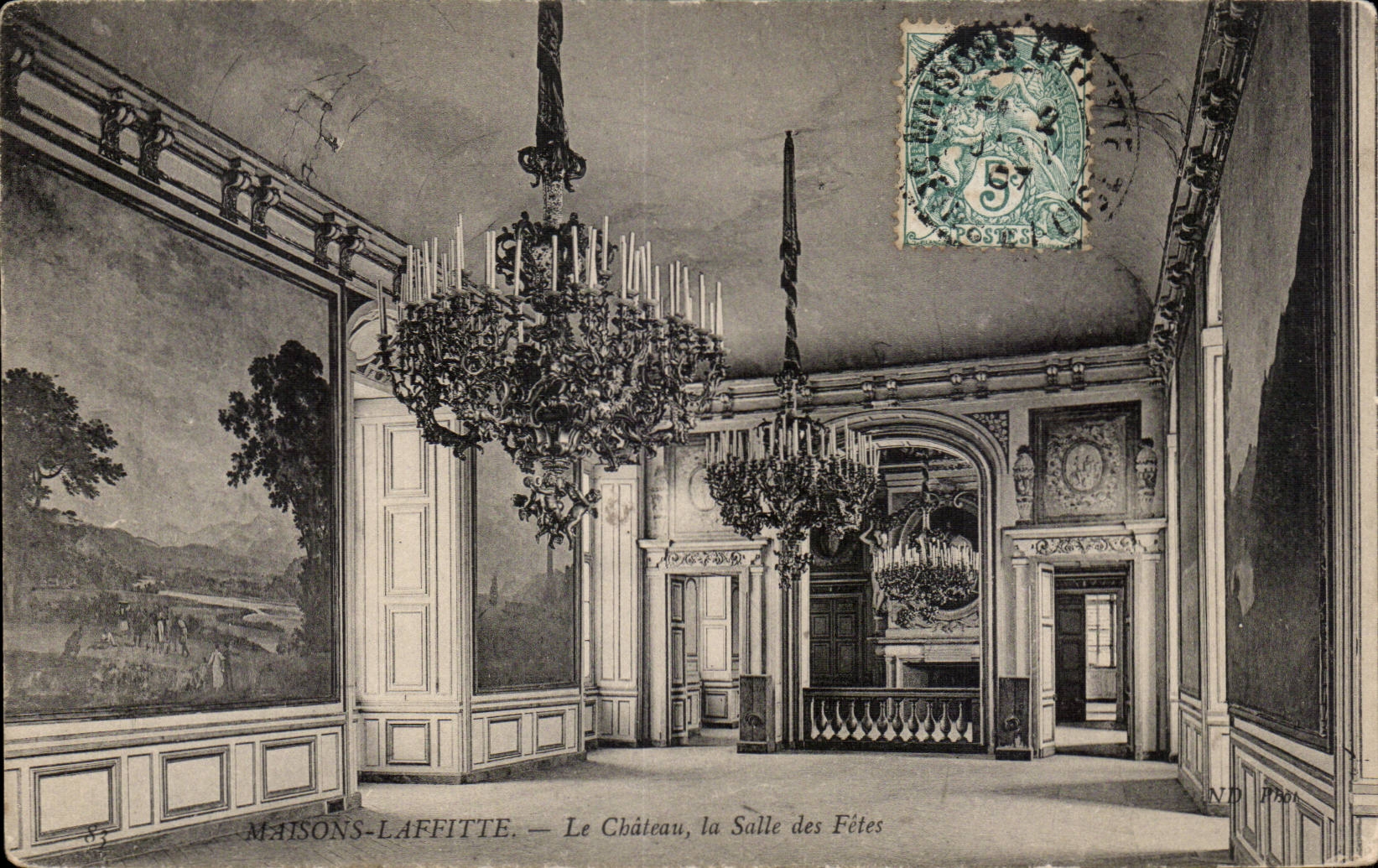 Maisons Laffitte - Le Chateau - Salle des Fetes - CPA