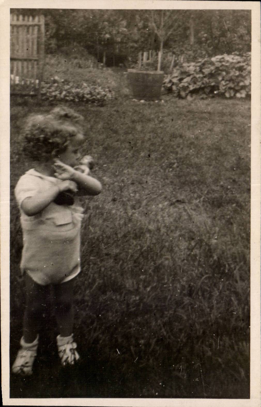 Fantaisie - Enfants - little girl with curly hair CARTE PHOTO 