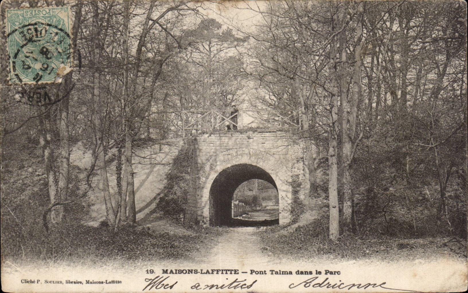 Maisons Laffitte - Pont Talma dans le Parc - CPA