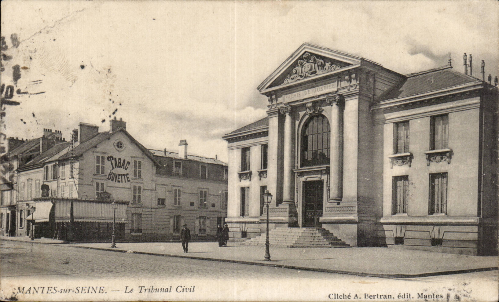 Mantes on the Seine - the Civil Court - CPA