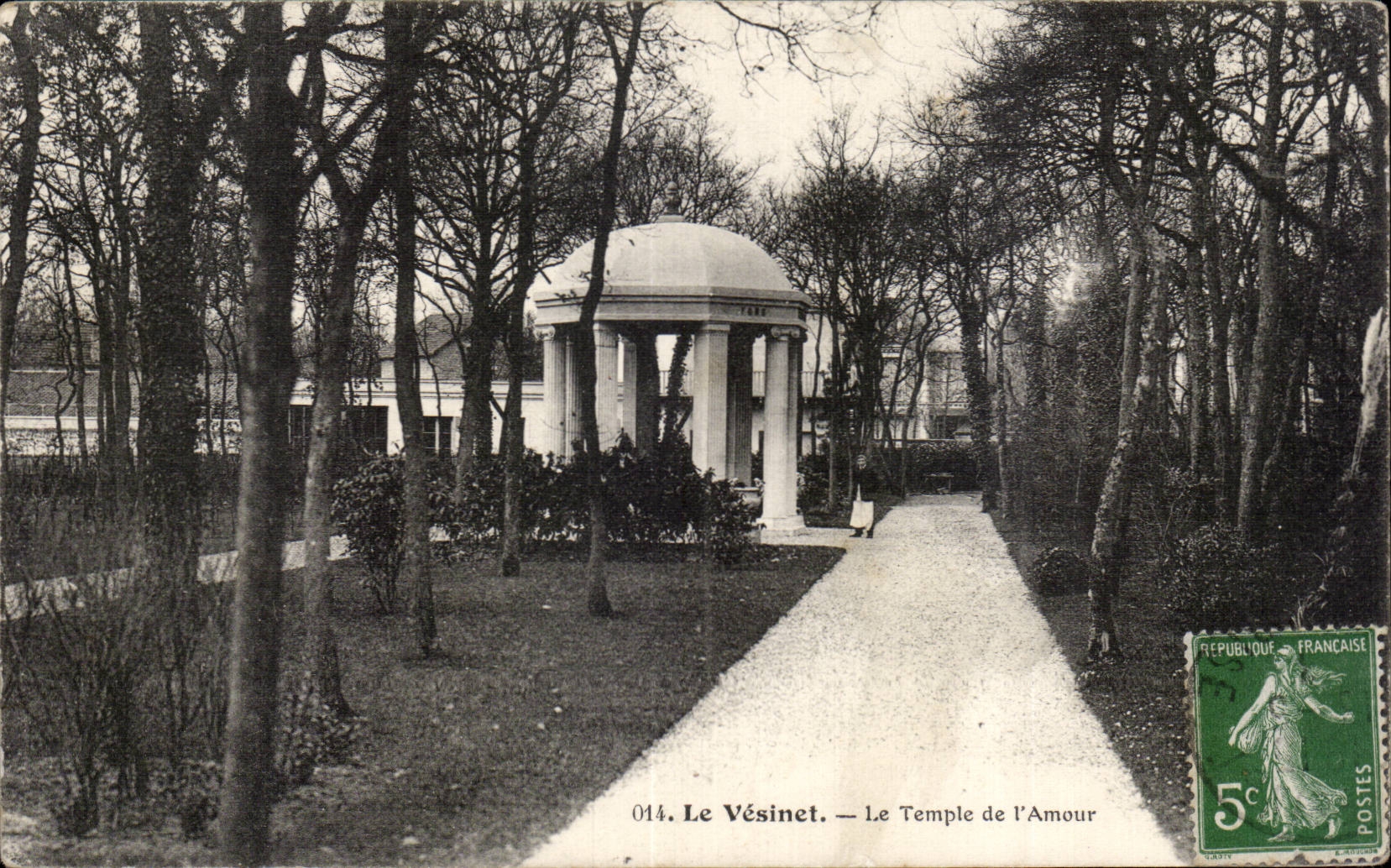 CPA Le Vesinet Le temple de l amour 