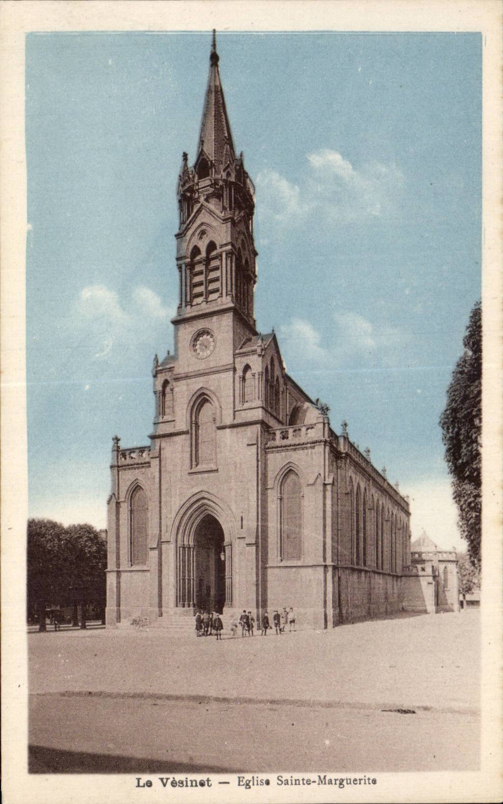 CPA Le Vesinet Eglise Sainte Marguerite