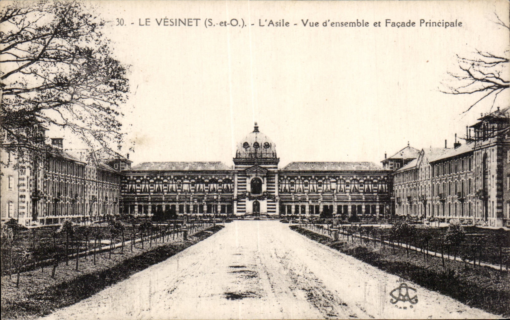 CPA Le Vesinet Asile Vue d ensemble et facade principale