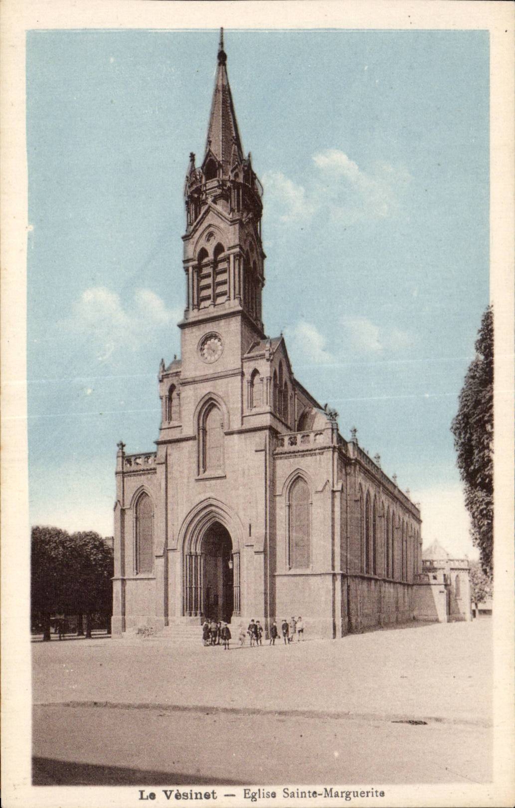 CPA Le Vesinet Eglise Sainte Marguerite