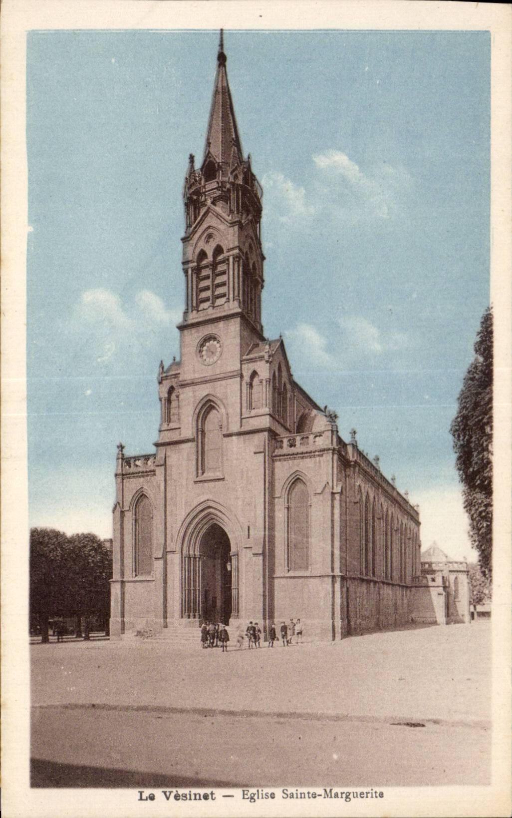 CPA Le Vesinet Eglise Sainte Marguerite